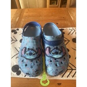 Disney Parks Stitch Clogs by Crocs — Lilo & Stitch Theme, Size Men's 12 NWT